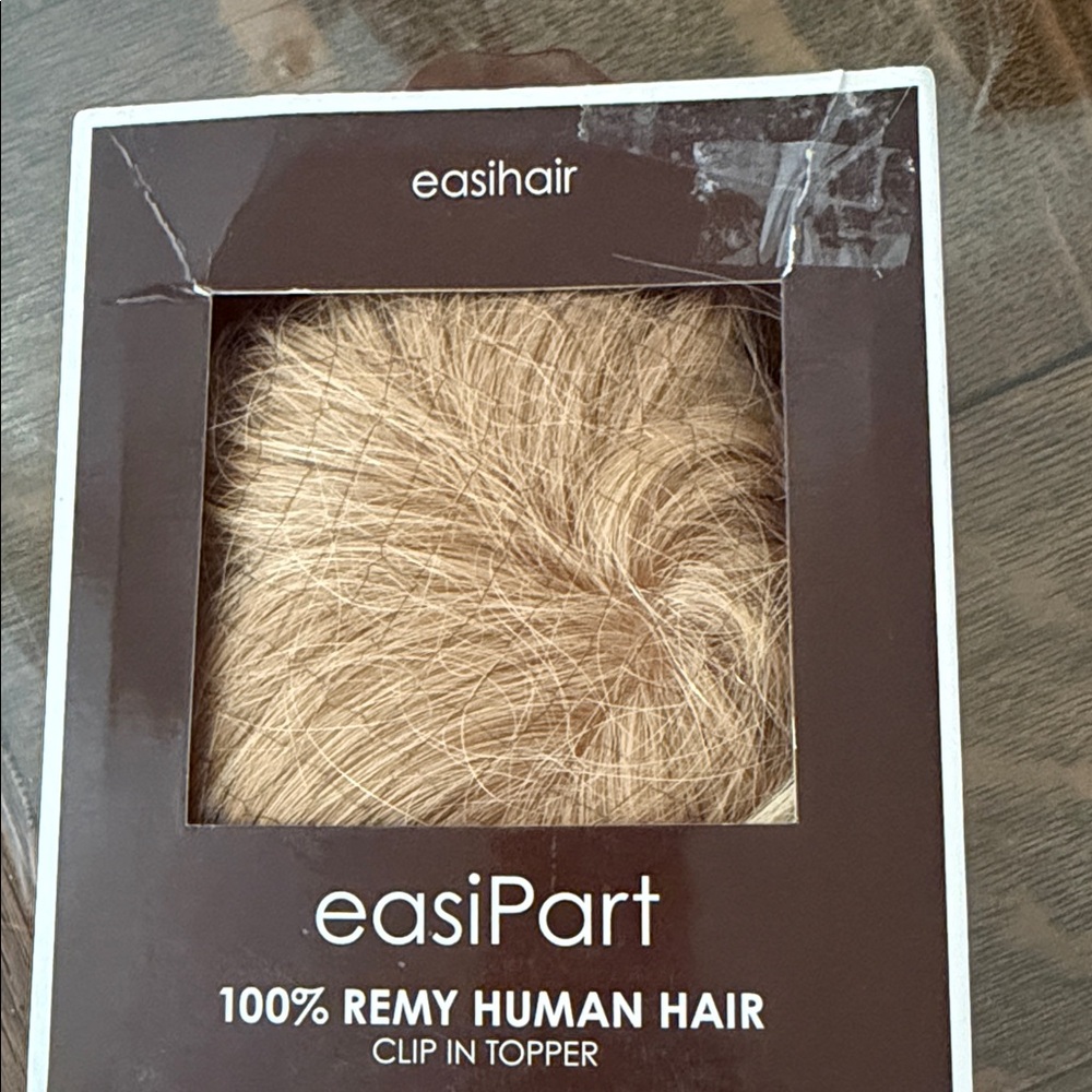 Remy Human Hair Clip-In Topper - Blonde